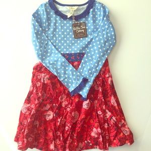 Beautiful sz 6 little girl Matilda Jane dress NWT